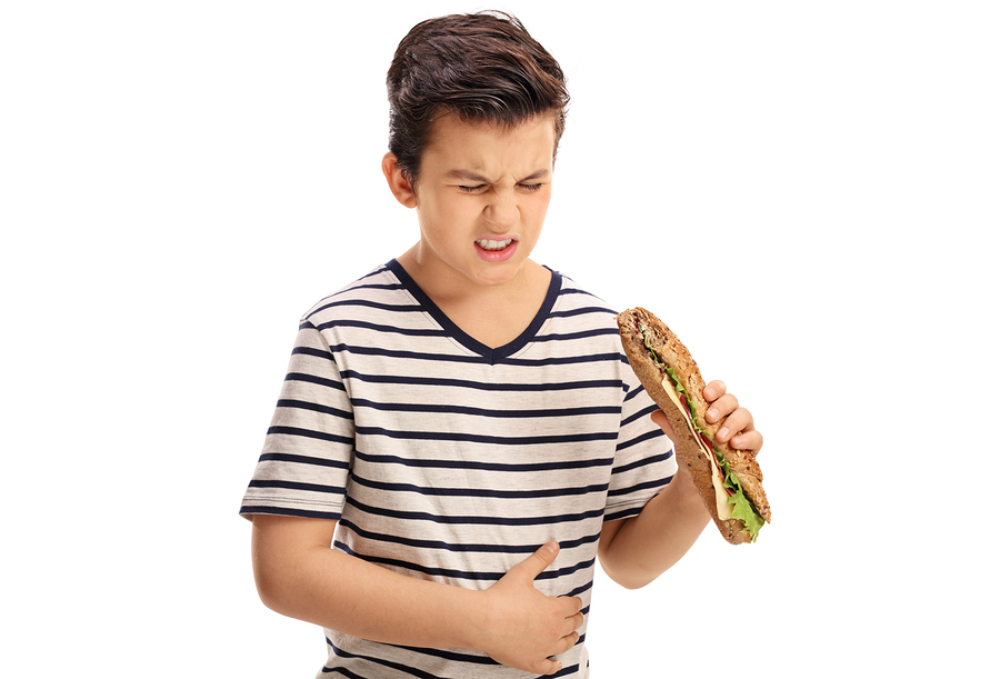 little boy needs gluten-free food