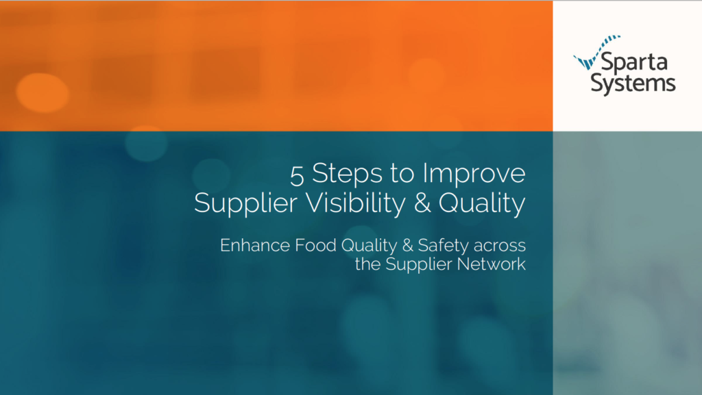 5 Steps To Improve Supplier Visibility Amp Quality
